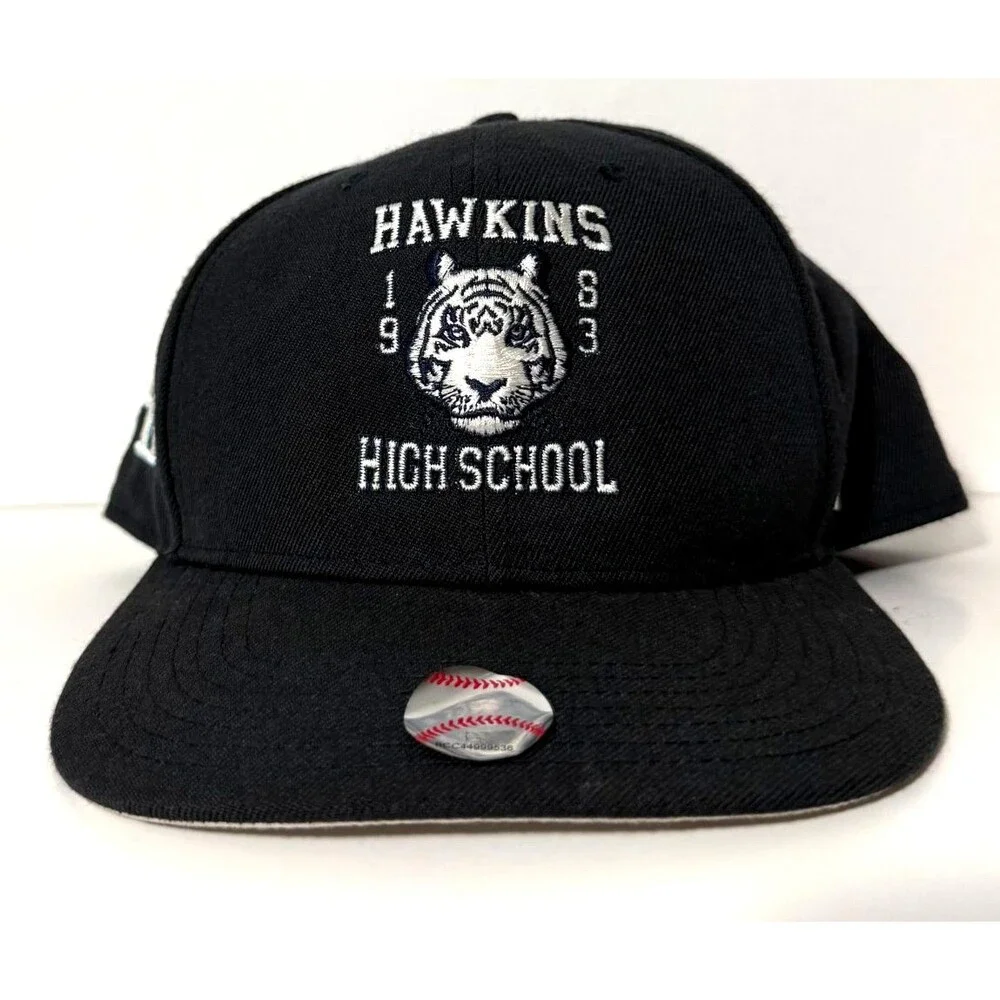 Stranger Things Hawkins High School Hat ’47 Brand Black Snapback Tampa Bay Cap